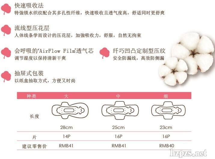 韓國進(jìn)口***天天純棉日用衛(wèi)生巾