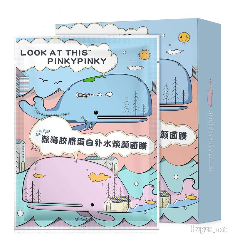 小鯨魚膠原面膜