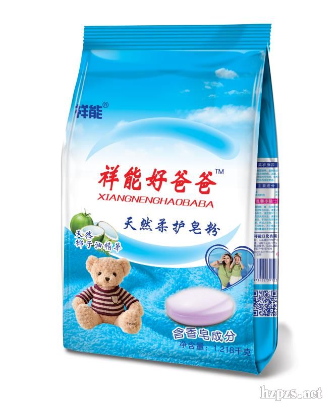 祥能好爸爸柔護皂粉